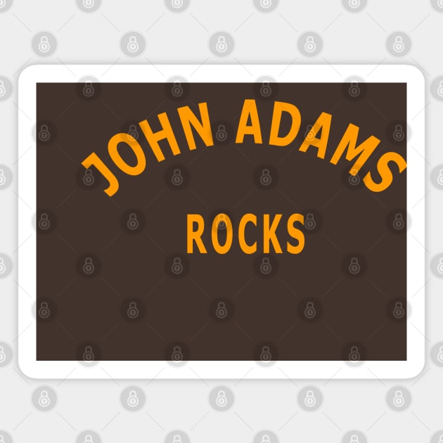 John Adams Rocks Magnet by Lyvershop